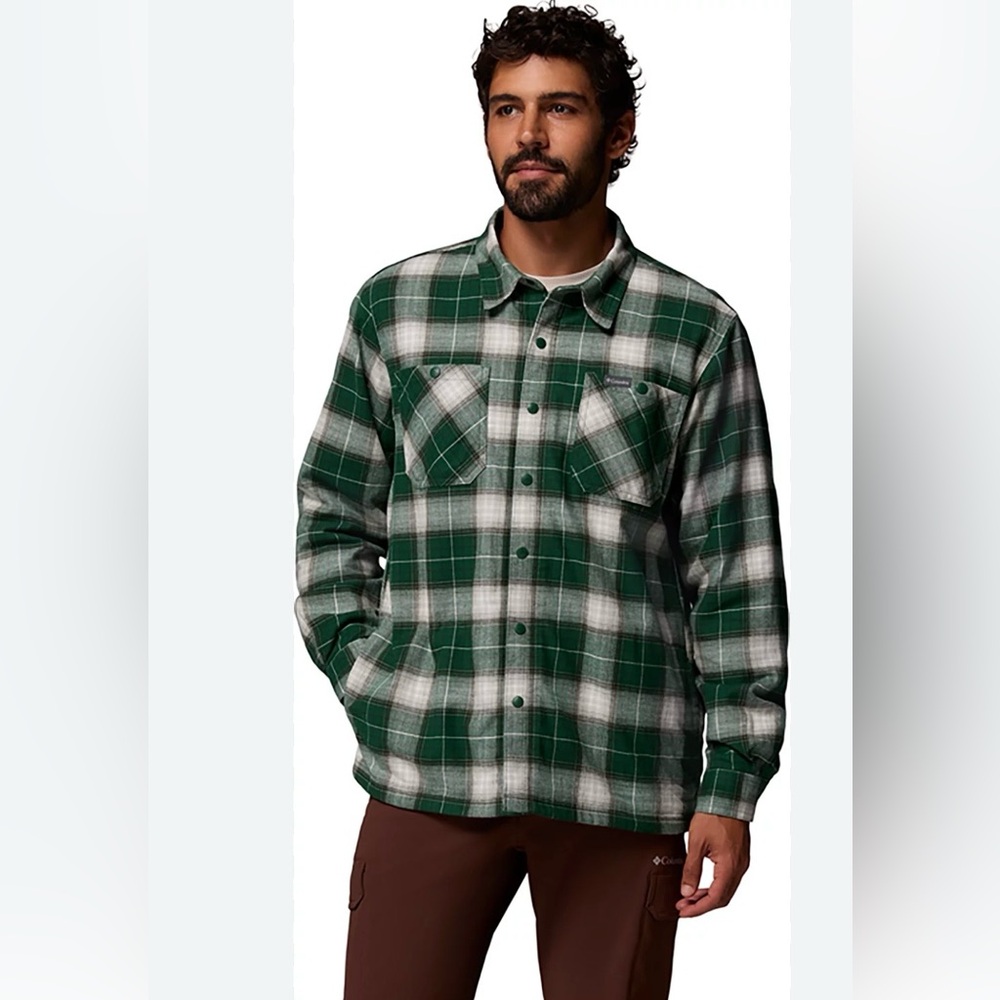 Columbia Men's fleece lined Shirt Jacket